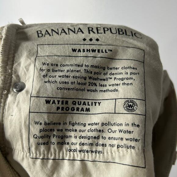 Banana Republic Ultra High Rise Wide Leg Vegan Suede Pants Womens 32 14 Selenite - Picture 5 of 8